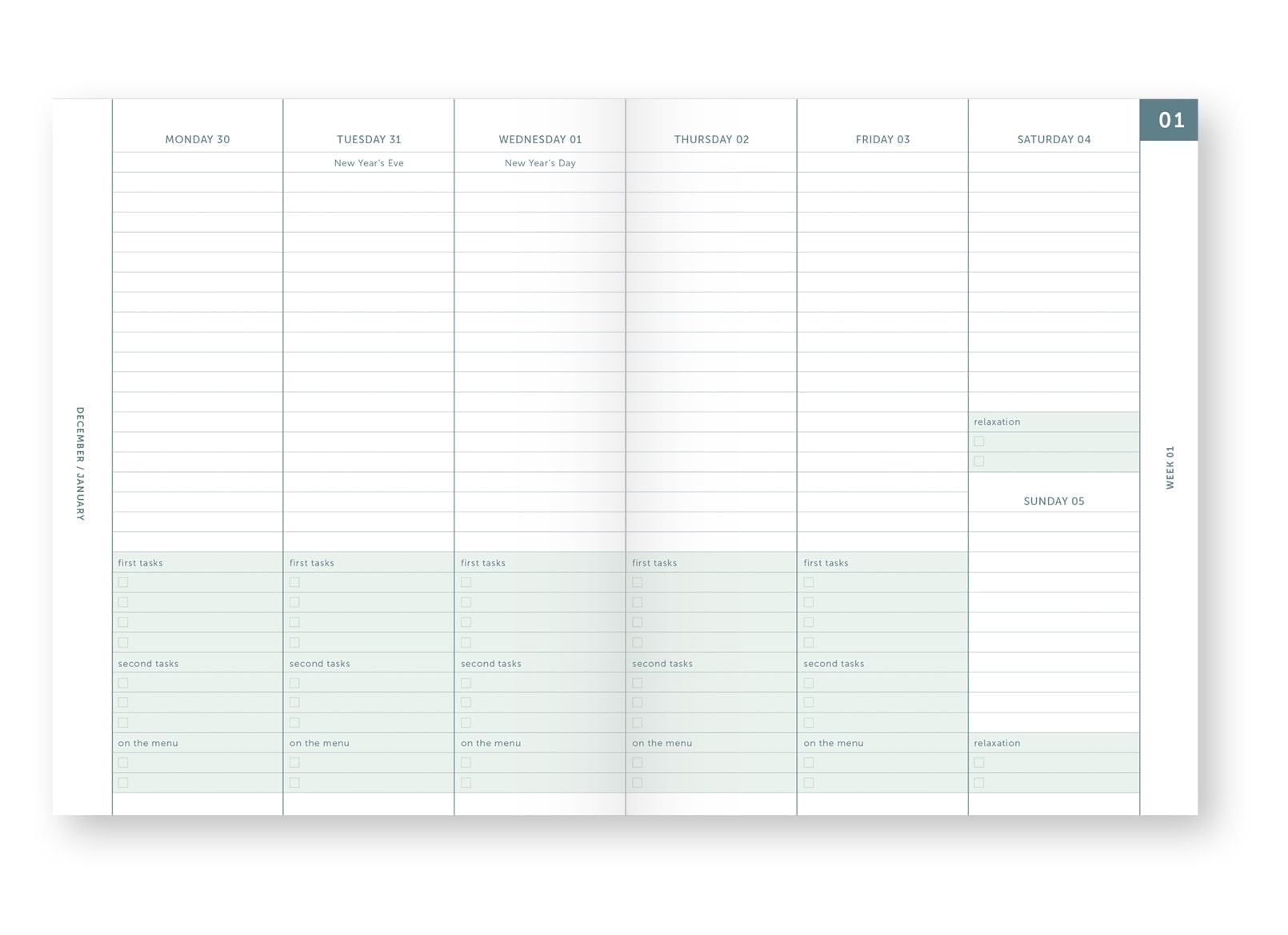 A Planner 2020 Linnen A Planner 2020 Linnen