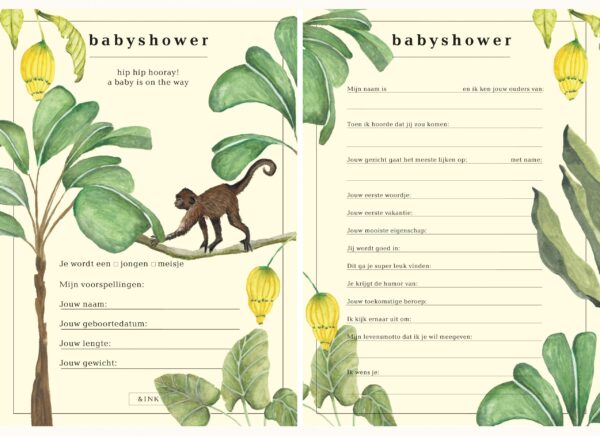 &INK Babyshower Cards