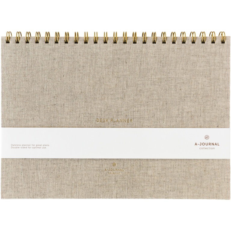 A-Journal Deskplanner – Linnen
