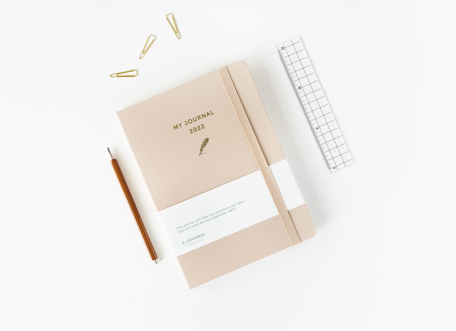 My Journal Agenda 2022 - Beige - A-Journal Stationery