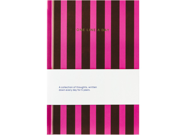 One line a day Journal – Stripes