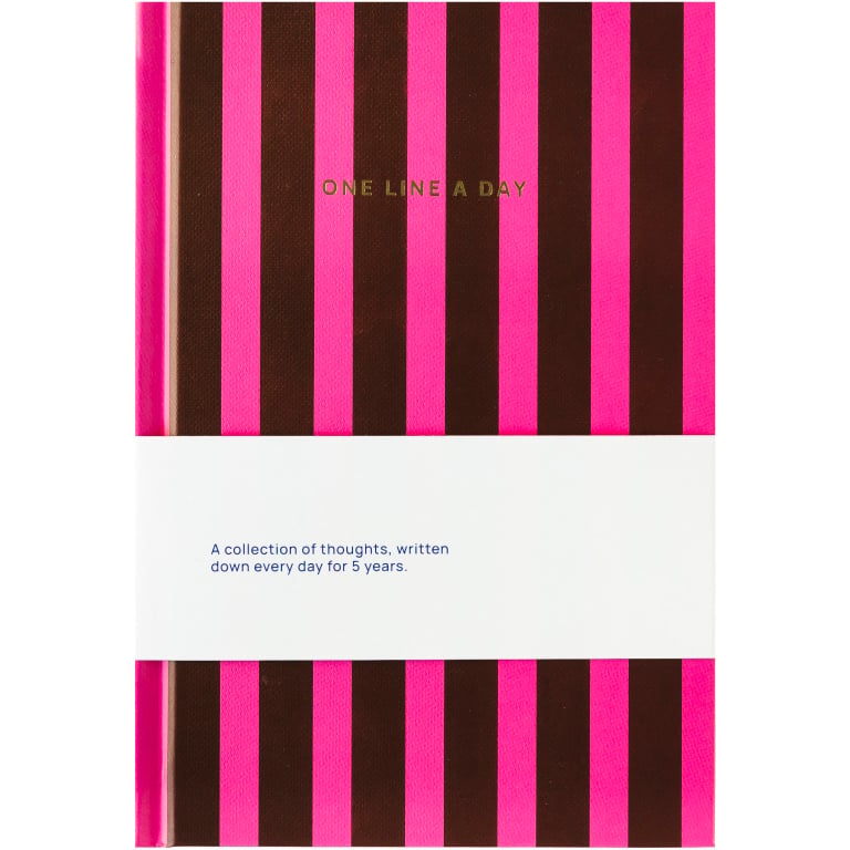One line a day Journal – Stripes