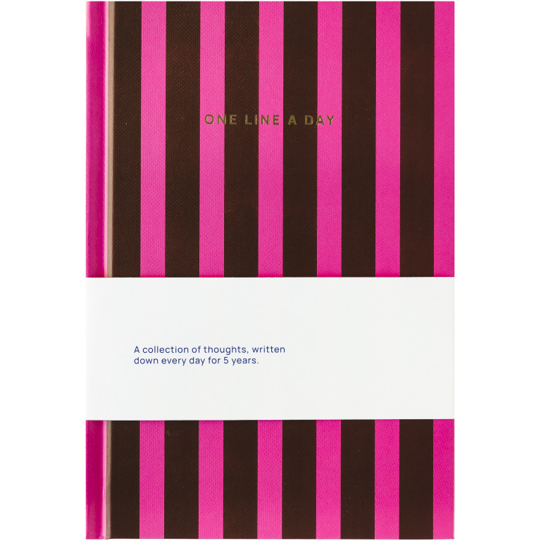 One line a day Journal – Stripes