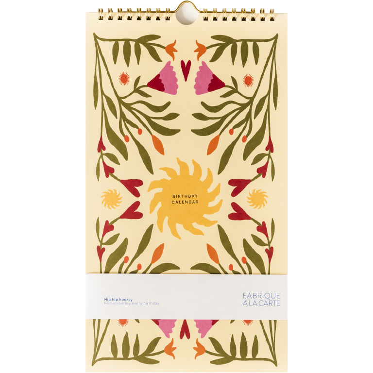 Fabrique a la Carte Birthday Calender – Sun