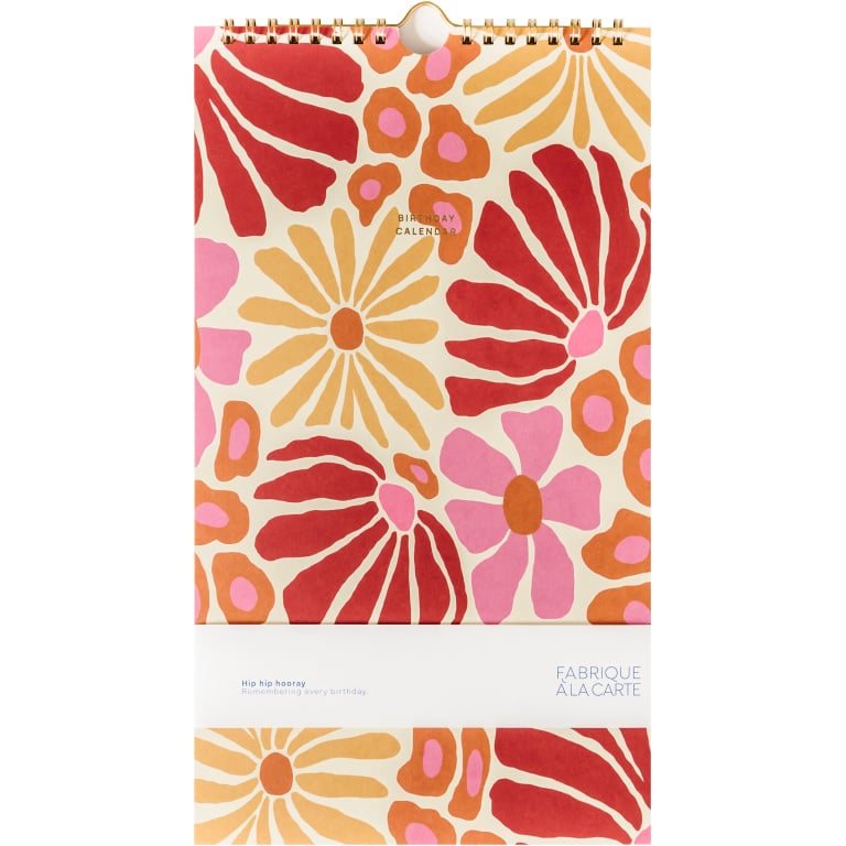 Fabrique a la Carte Verjaardagskalender – Flowers