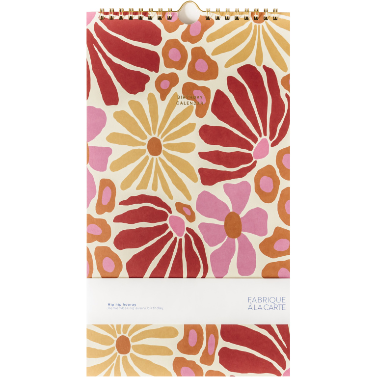 Fabrique a la Carte Verjaardagskalender – Flowers