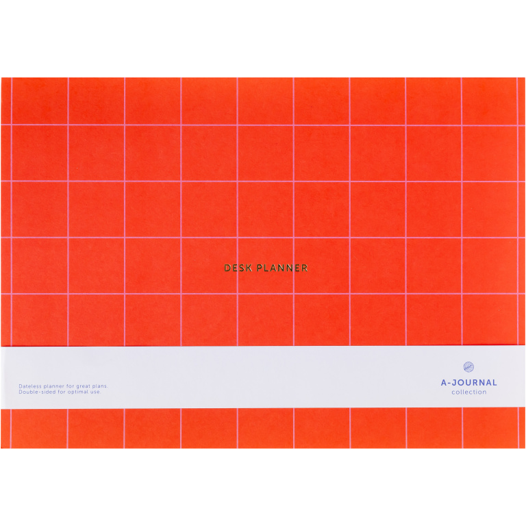 A-Journal Deskplanner – Red