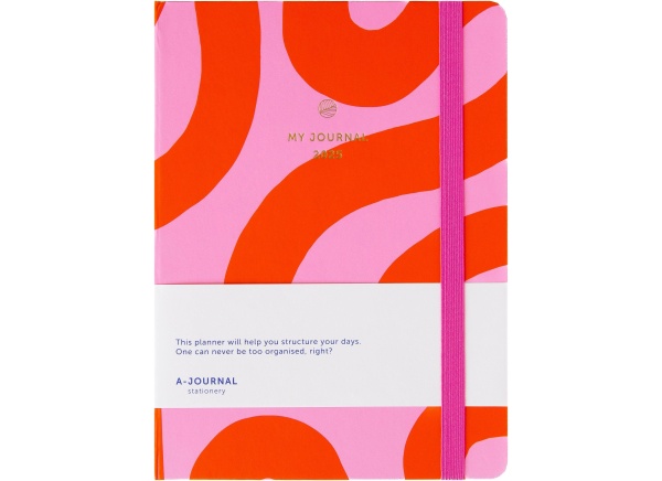 My Journal Diary 2025 – Flow Pink