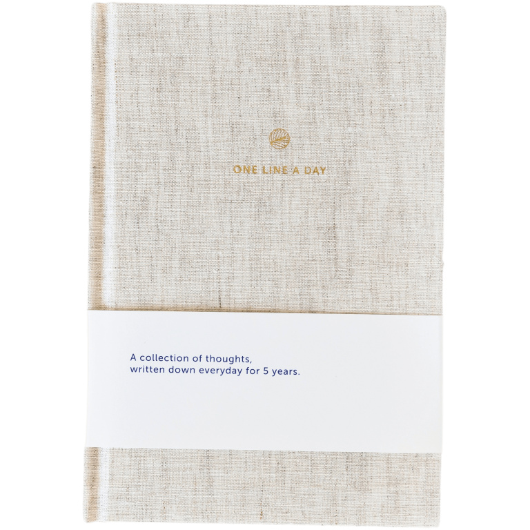 A-Journal One Line A Day Dagboek – Linnen