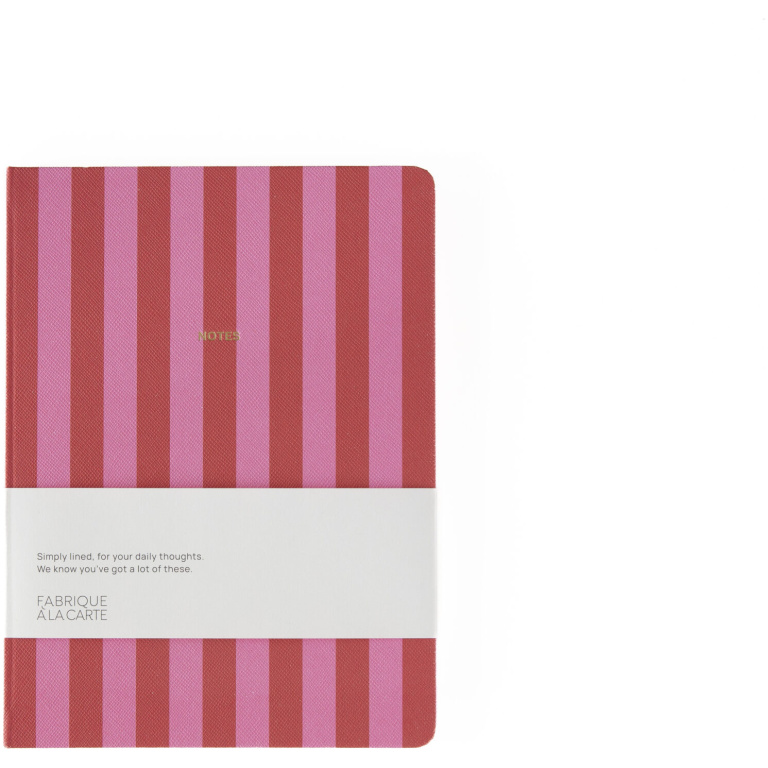 Fabrique Notebook Stripes Pink