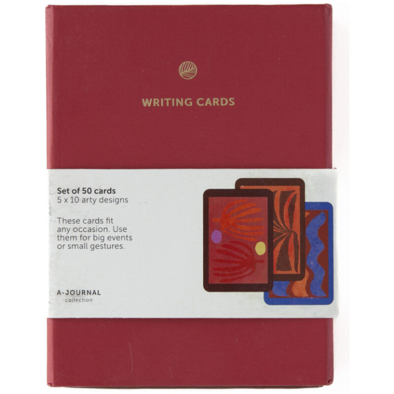 A-Journal Arty Writing Cards in box