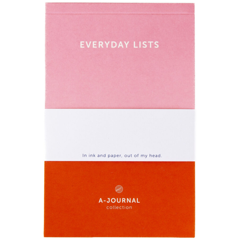 A-Journal Notepad – Pink Red