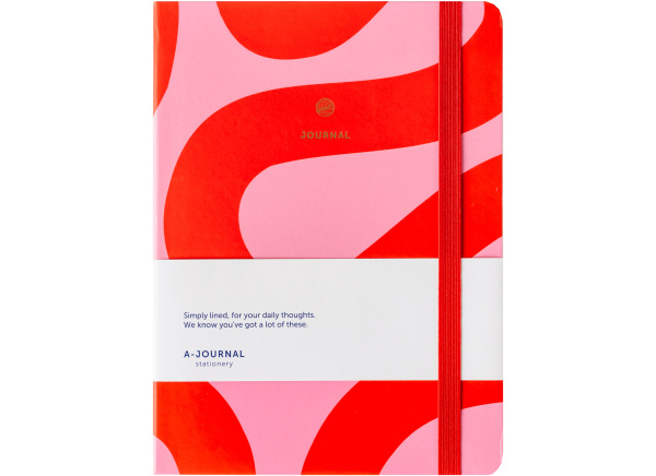 A-Journal Notebook – Flow Pink