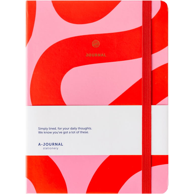 A-Journal Notebook – Flow Pink