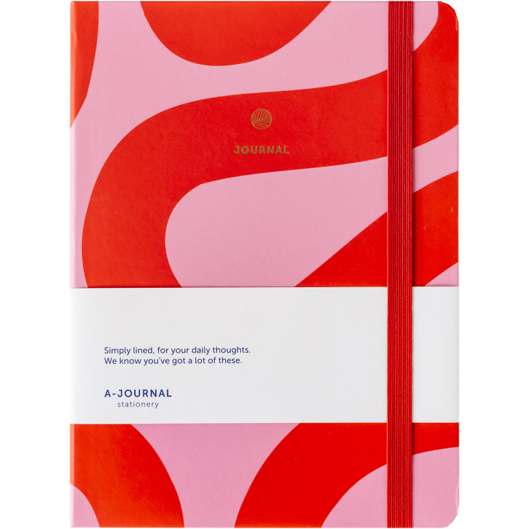A-Journal Notebook – Flow Pink