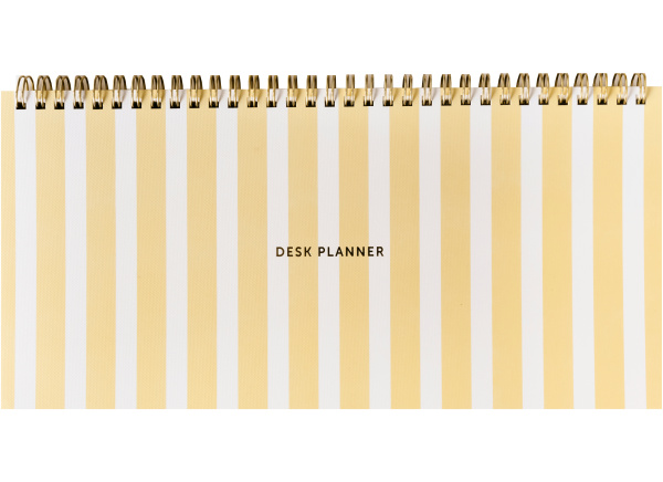 Fabrique Deskplanner Stripes Yellow