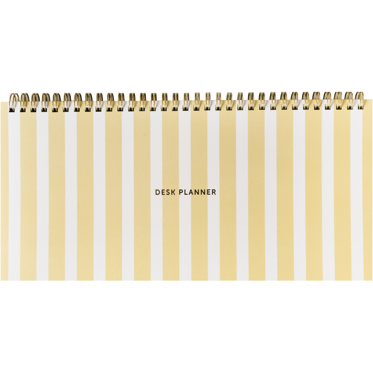 Fabrique Deskplanner Stripes Yellow