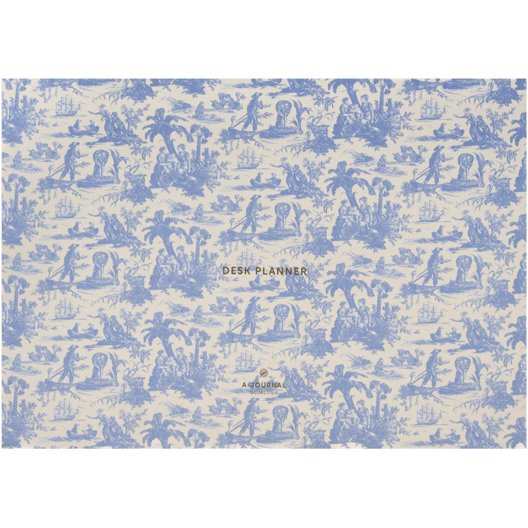 A-Journal Deskplanner – Toile de Jouy