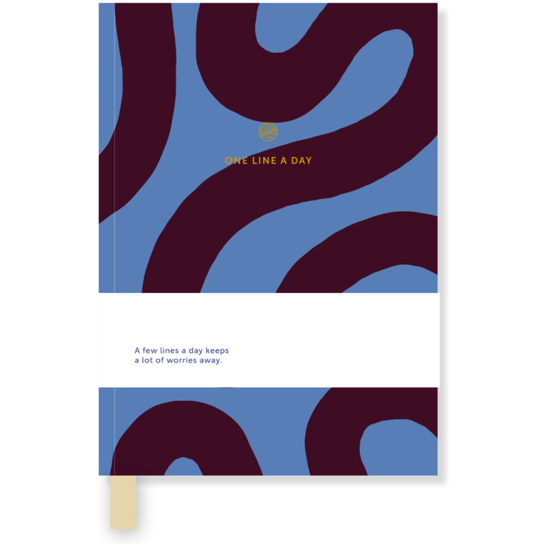 One Line a Day Flow – Blue Brown