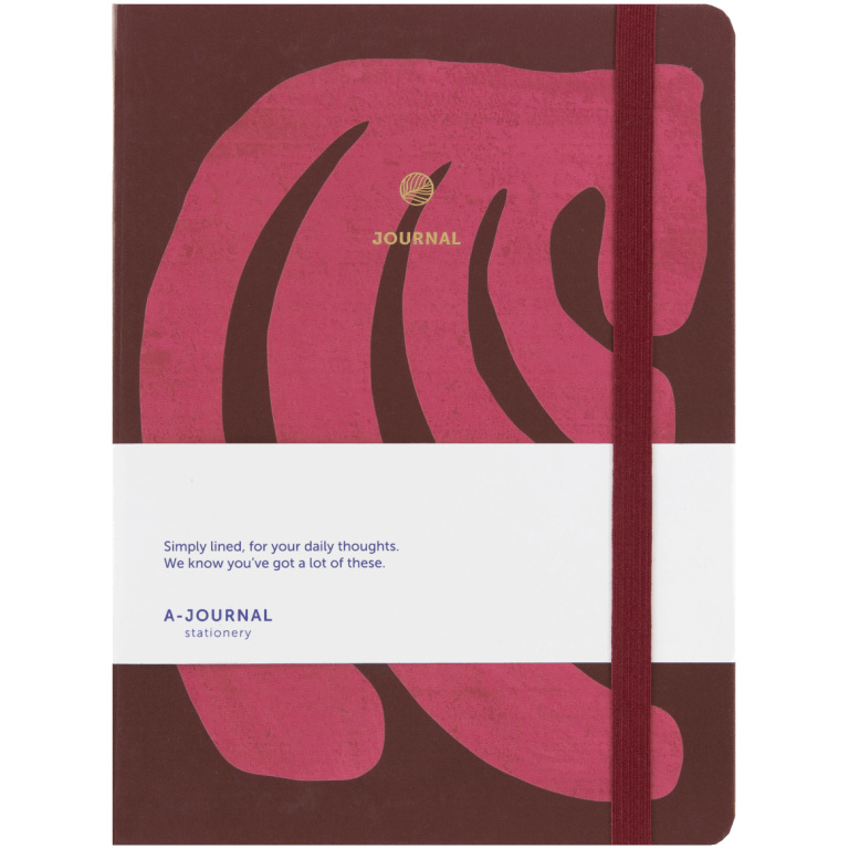 A-Journal Notebook Collage Pink