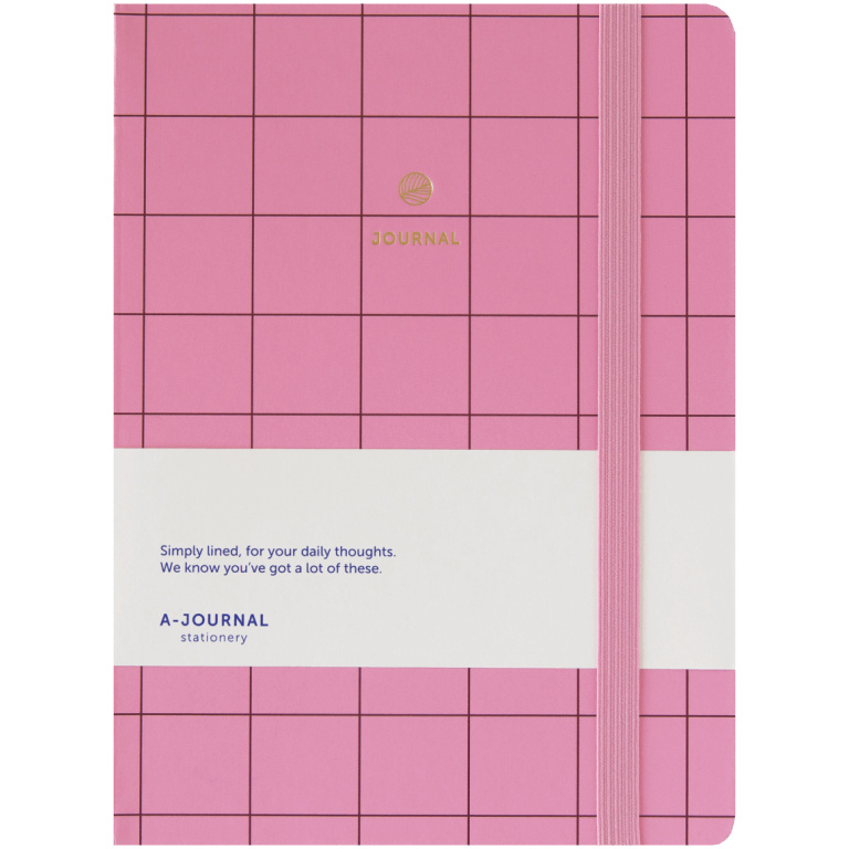 A-Journal Notebook Thin Stripes Beige