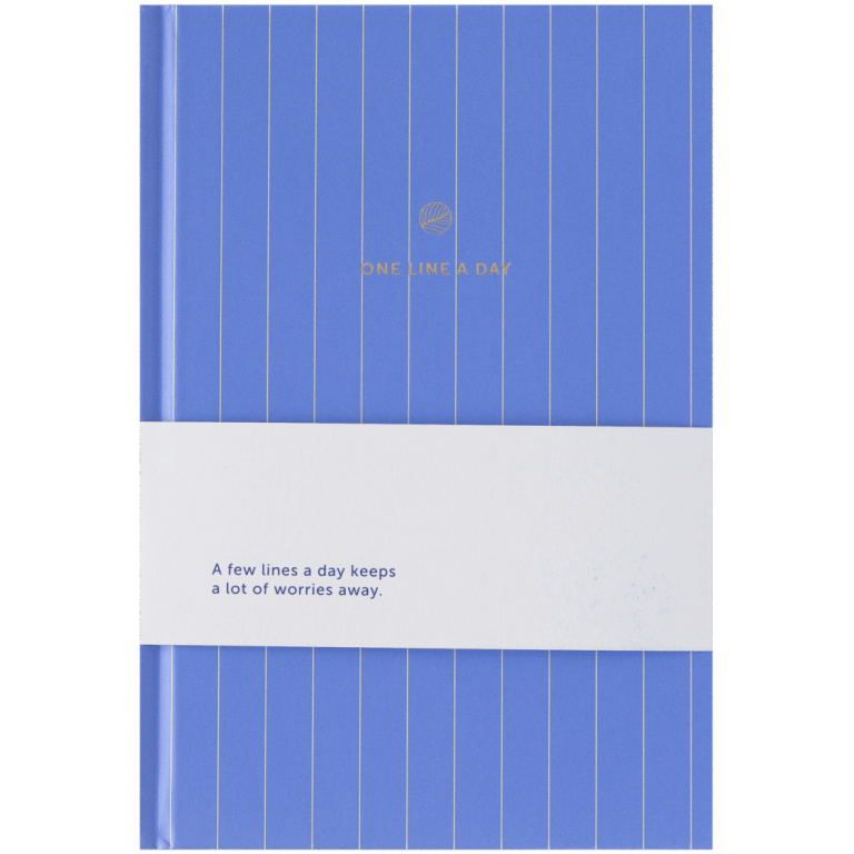 A-Journal One Line a Day – Lavender Stripes