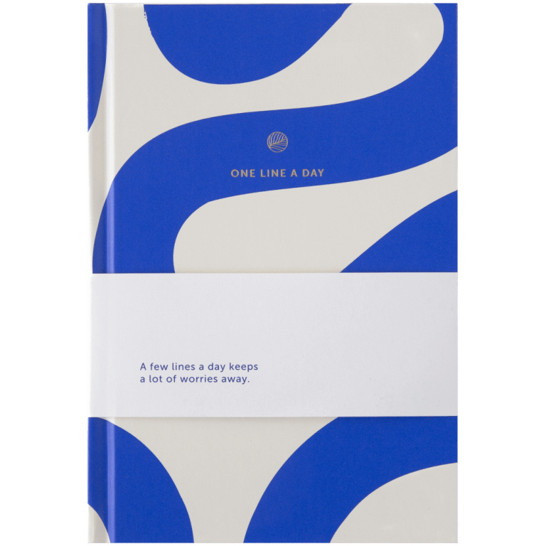 A-Journal One line a day – flow blue