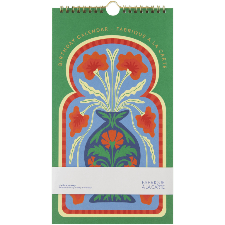 Birthday Calendar – Flower Vase
