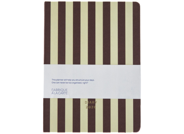 Fabrique Diary 2026 – Stripes Brown