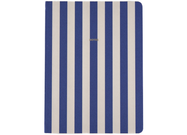 Fabrique Notebook - Stripes Dark Blue