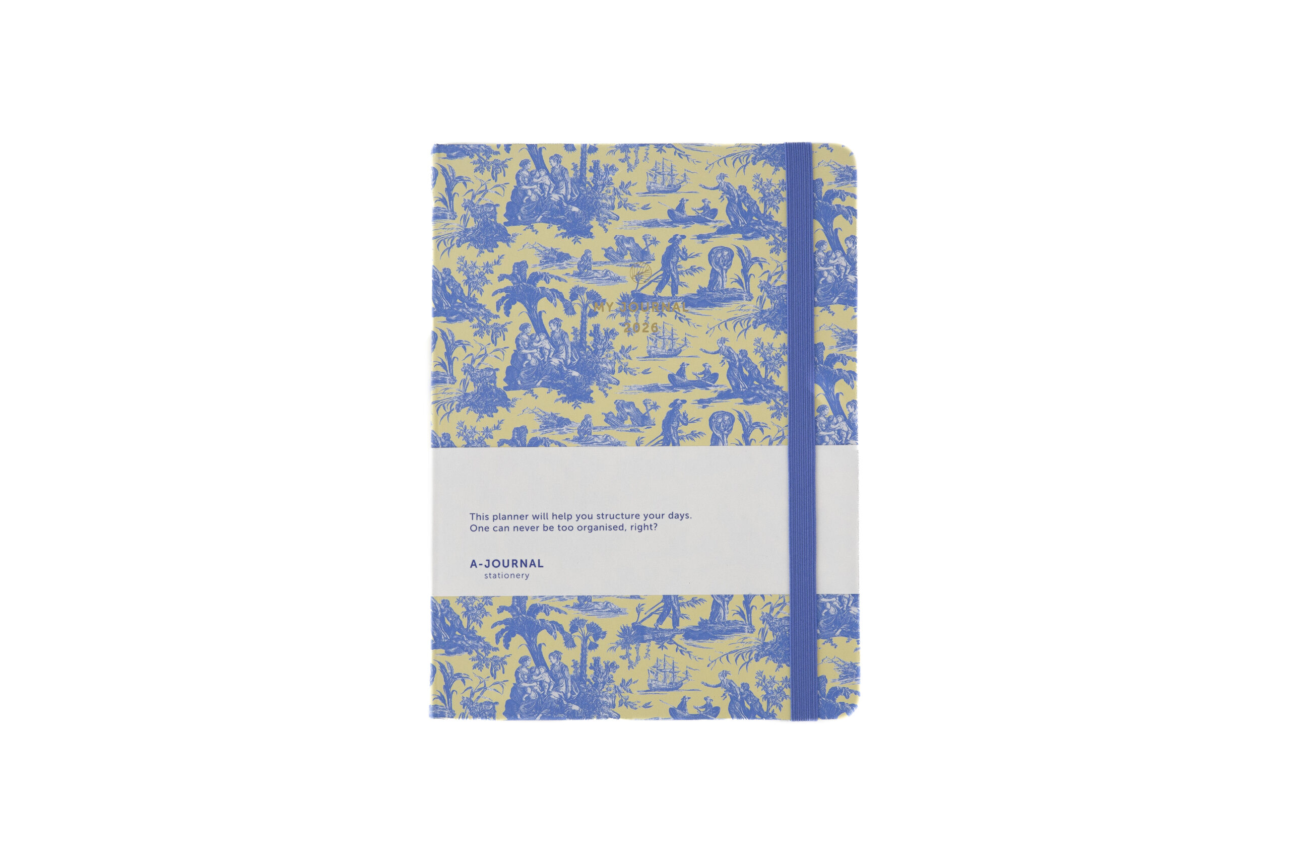 My Journal 2026 – Toile de Jouy Blue