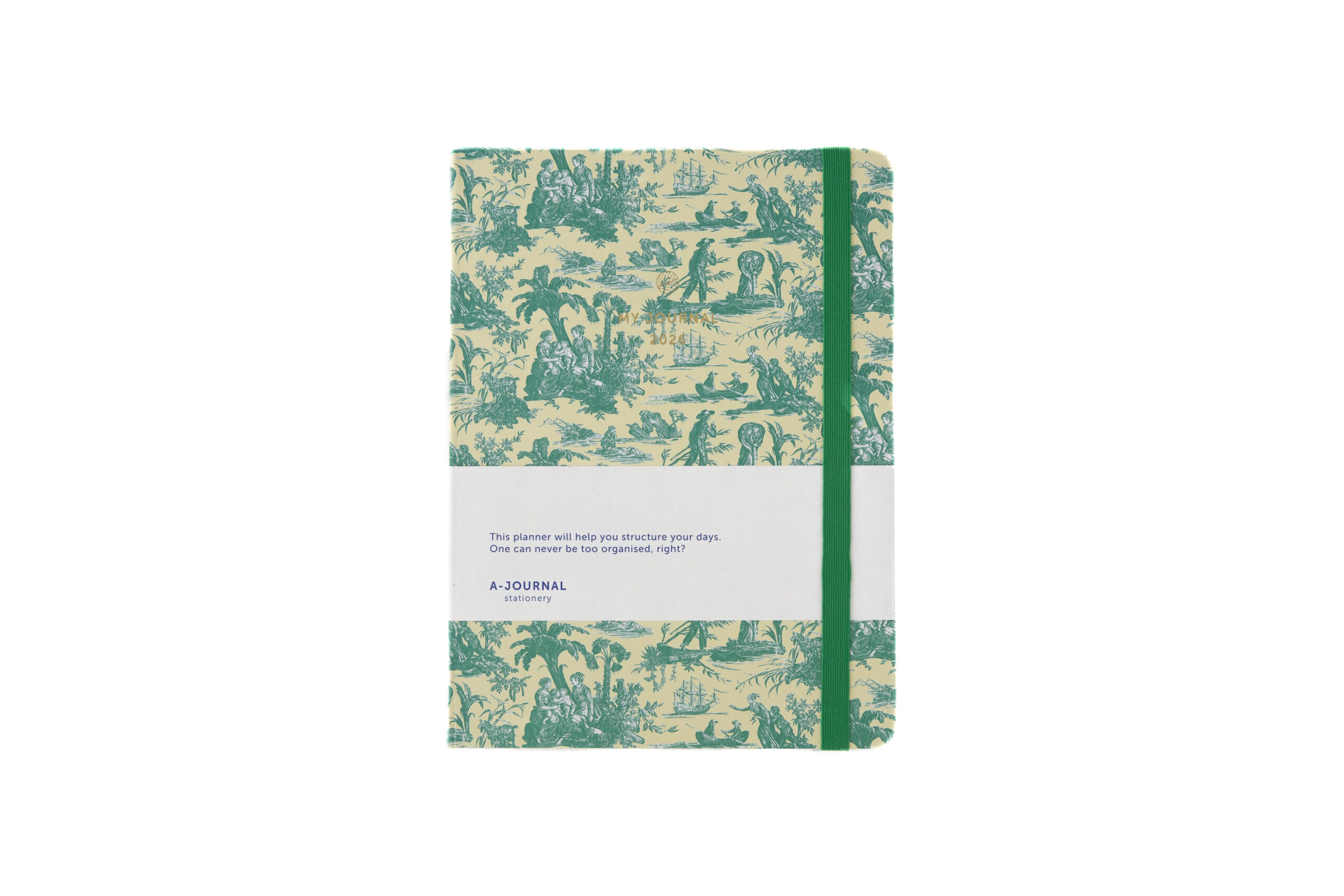 My Journal 2026 – Toile de Jouy Green