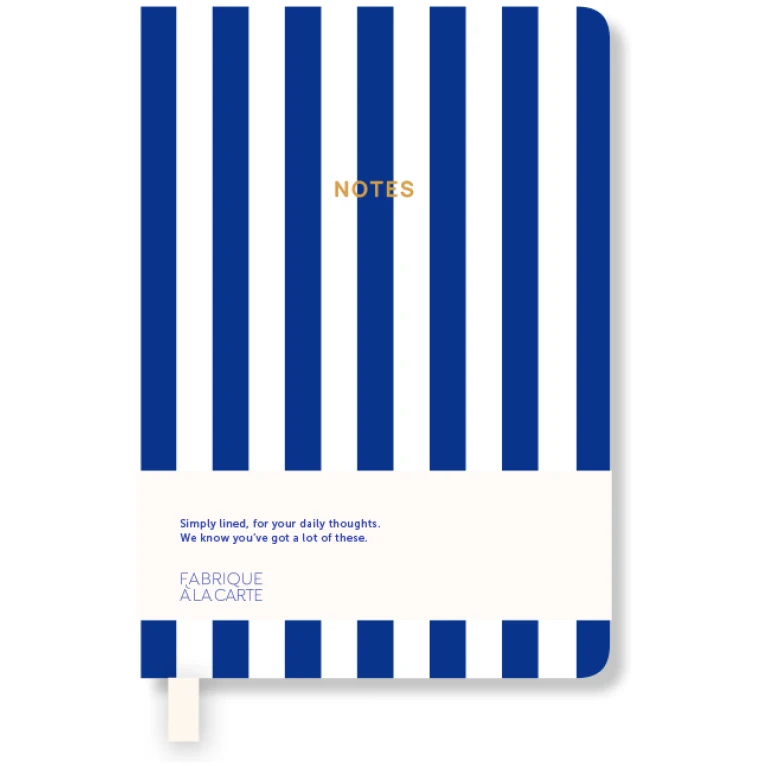 Fabrique A7 Notebook Striped Blue