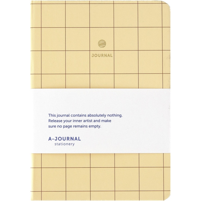 A-Journal A6 Notebook Checkered
