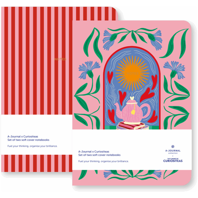 A-Journal x Curiositeas Set of 2 notebooks