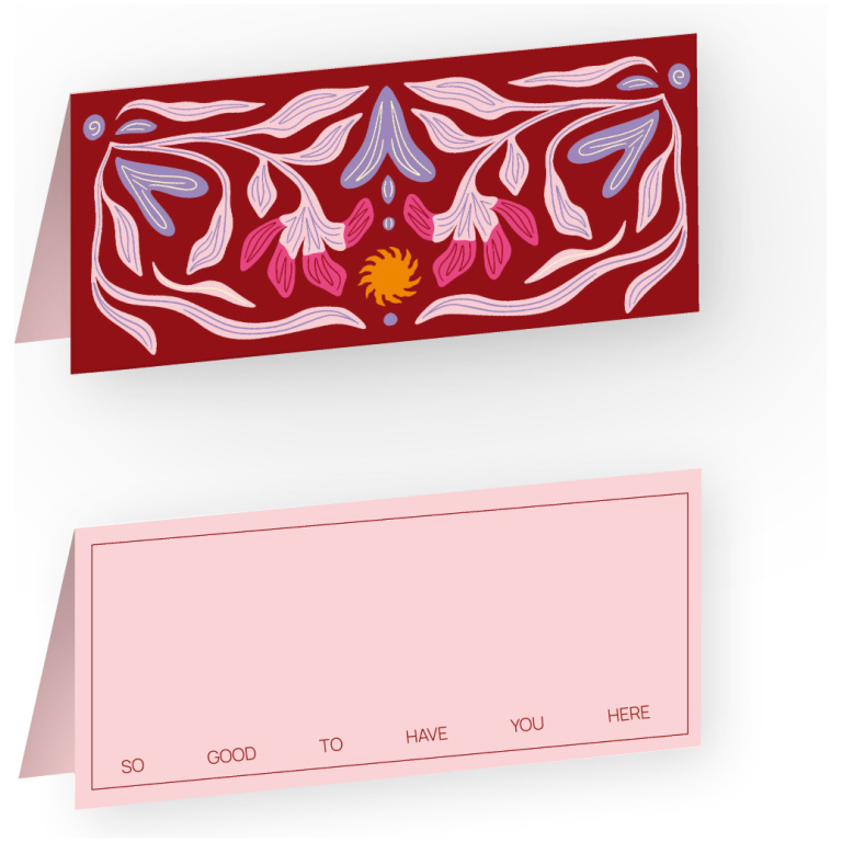 Fabrique Naamkaartjes voor Tafelschikking Flower – 8 Stuks