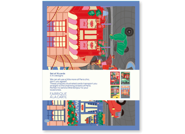 Fabrique Wenskaarten Set – Parijs