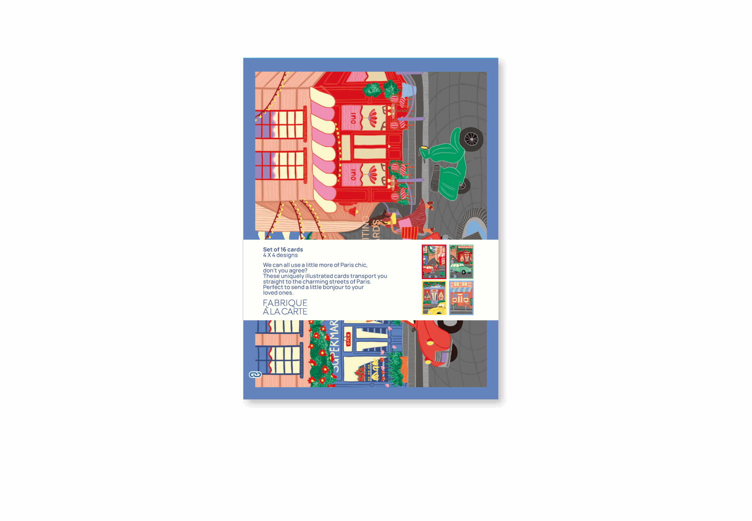 Fabrique Wenskaarten Set – Parijs