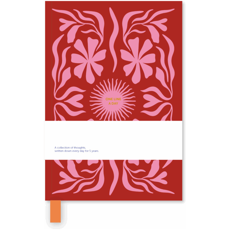 Fabrique One line a day – Dagboek voor 5 Jaar – Sun Flow Roze