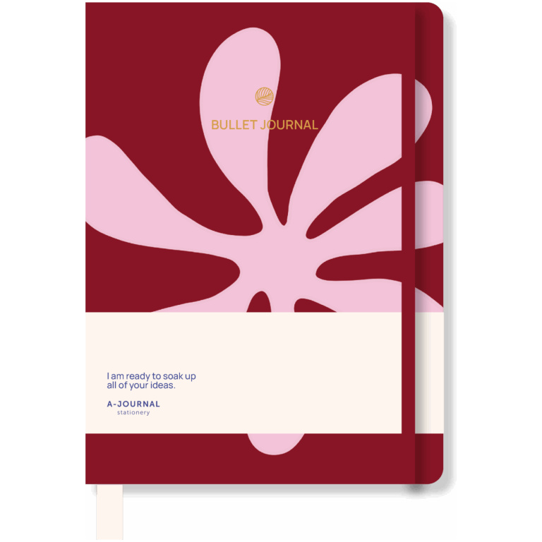 A-Journal Bullet Journal – Abstract Roze
