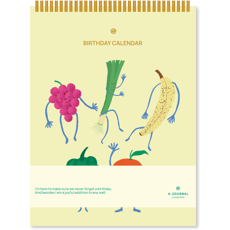 A-Journal Fruity Verjaardagskalender