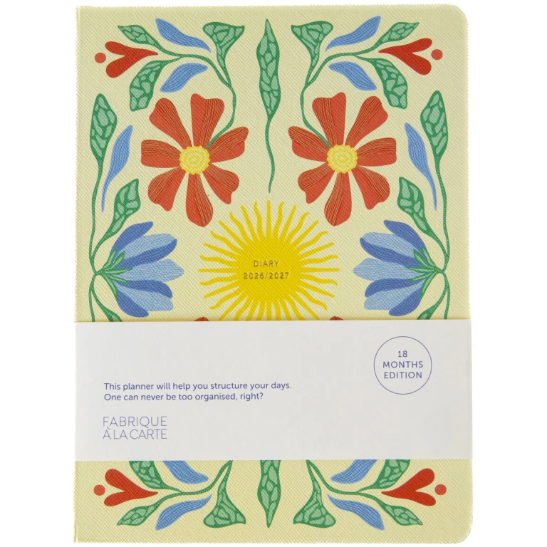 Fabrique 18 Months Diary 2026-2027 Sun Yellow