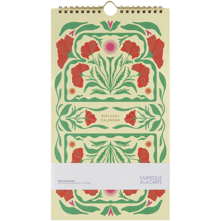 Fabrique Birthday Calendar – Poppy