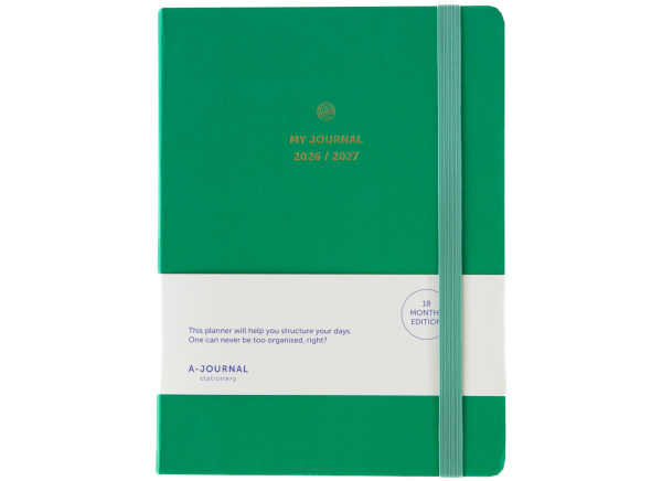My Journal 18 Months Diary 2026-2027 Emerald Green