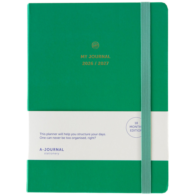 My Journal 18 Months Diary 2026-2027 Emerald Green