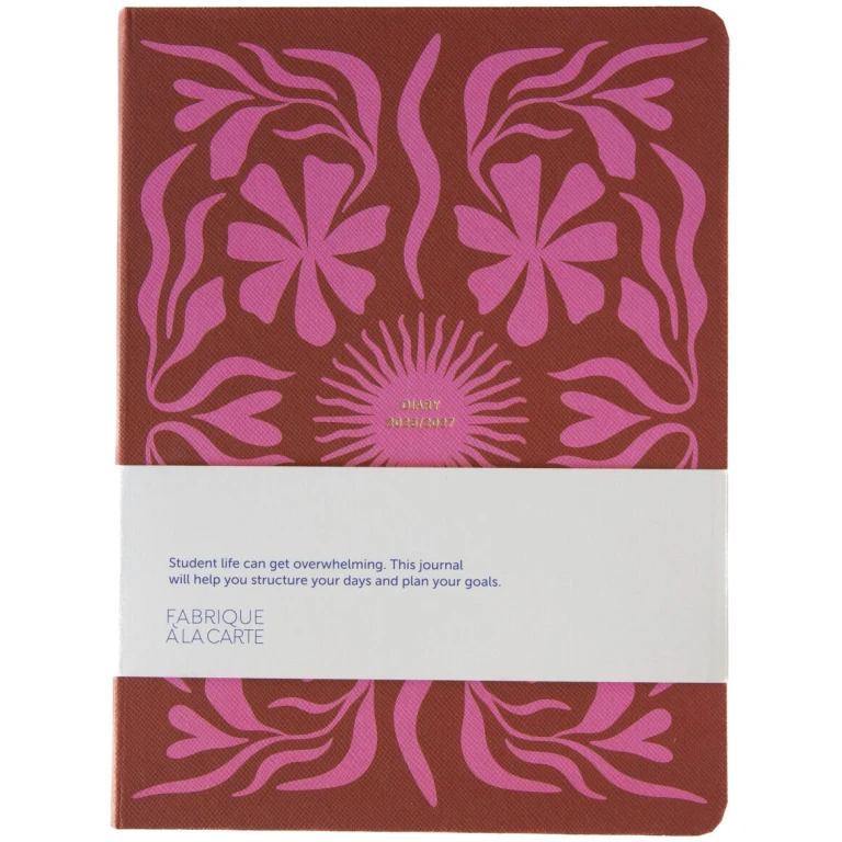 Fabrique Schoolagenda 2026-2027 Sun Flow Roze