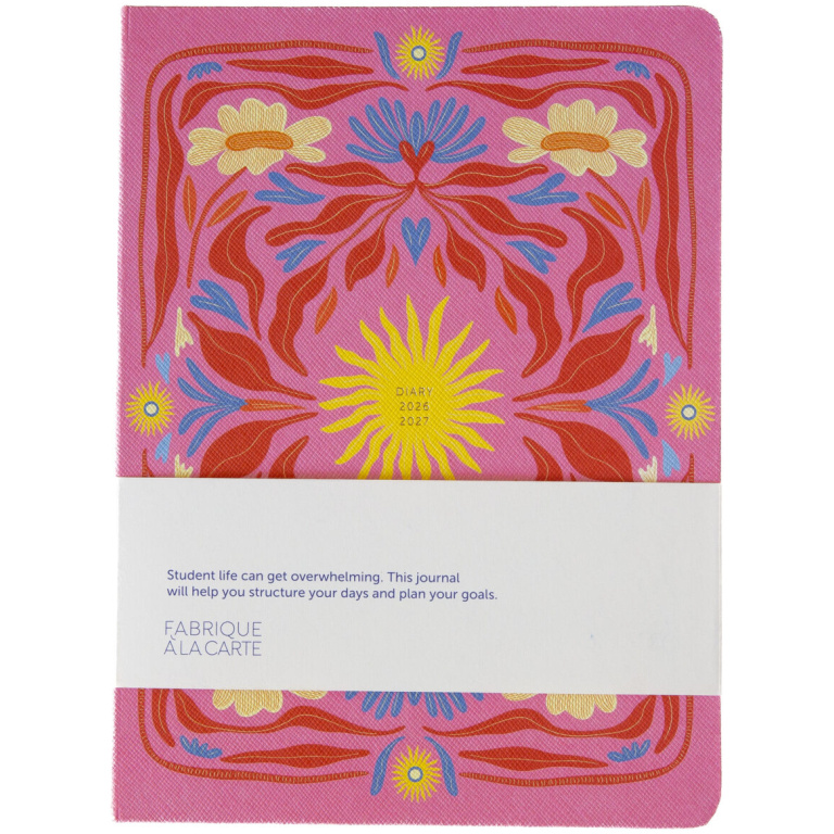 Fabrique Schoolagenda 2026-2027 Sun Pink