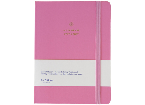 My Journal Schoolagenda 2026-2027 Roze
