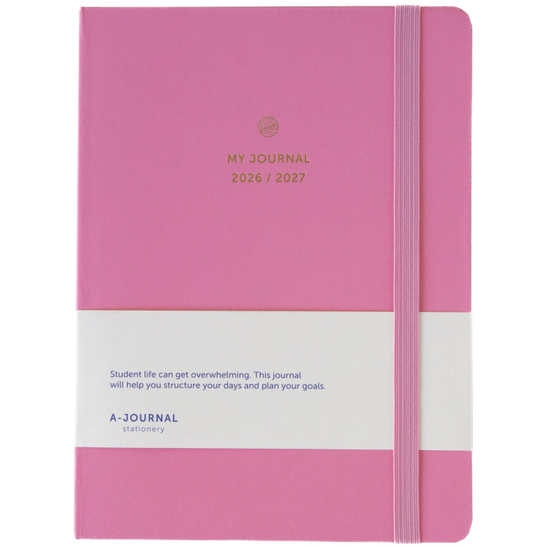 My Journal Schoolagenda 2026-2027 Roze