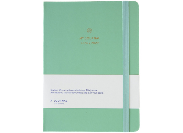 My Journal Schoolagenda 2026/2027 Mintgroen